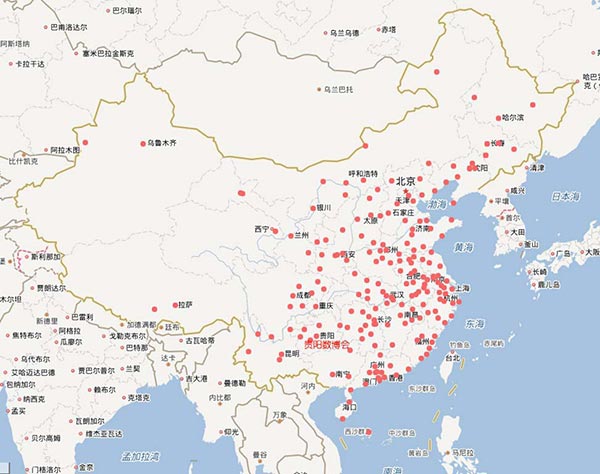 yth2206游艇会客户分布图